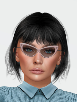Second Life Marketplace - [CT] Cat Glasses - Nude